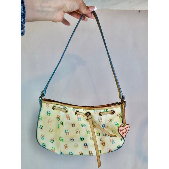 Dooney & Bourke Multi Color Zipper Small Mini Purse - Picture 1 of 5